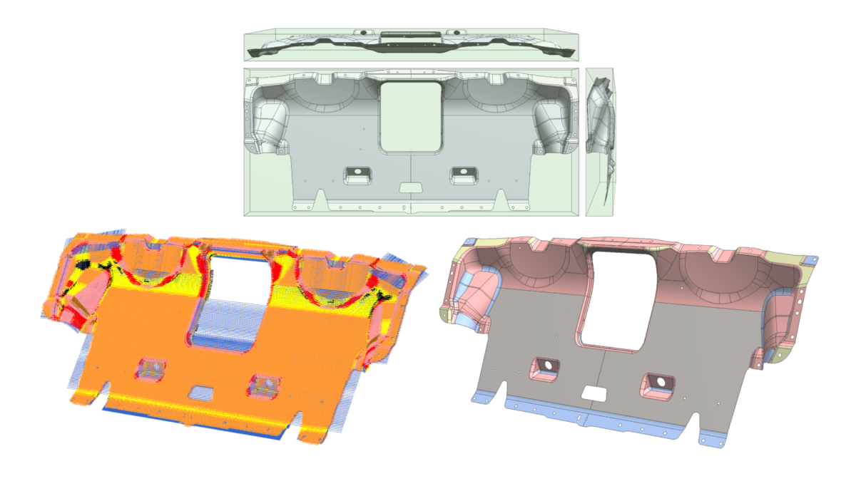 Automatic detection of geometrical features