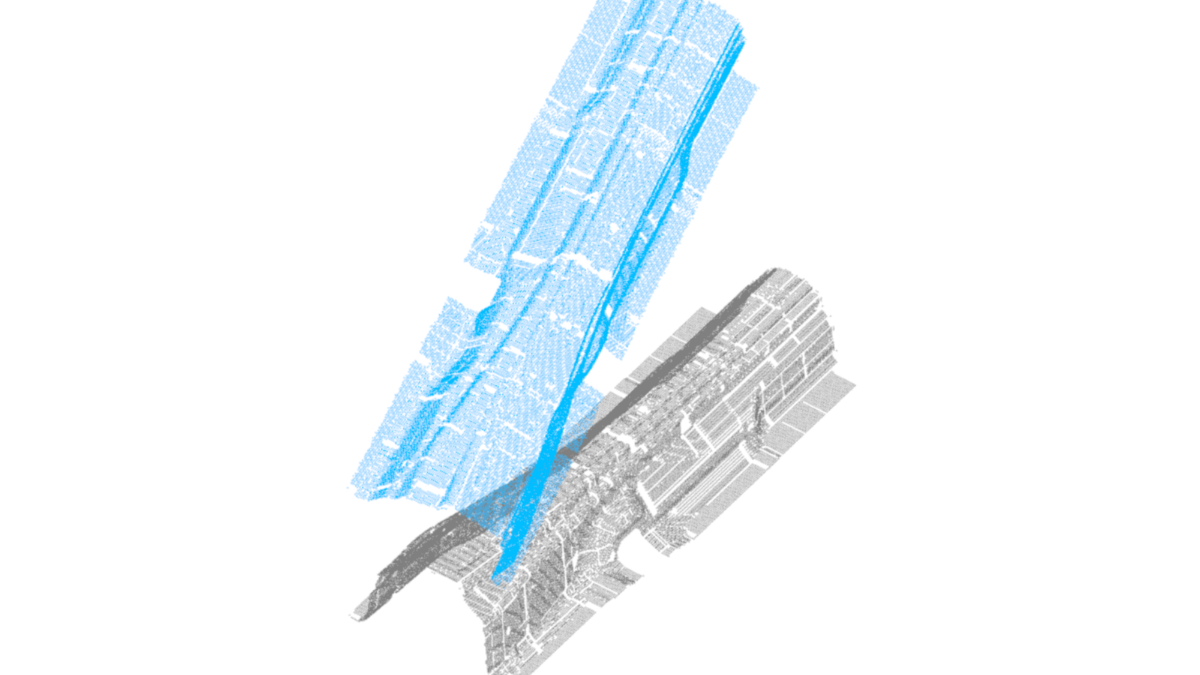 Exact matching of freeform surfaces using point clouds