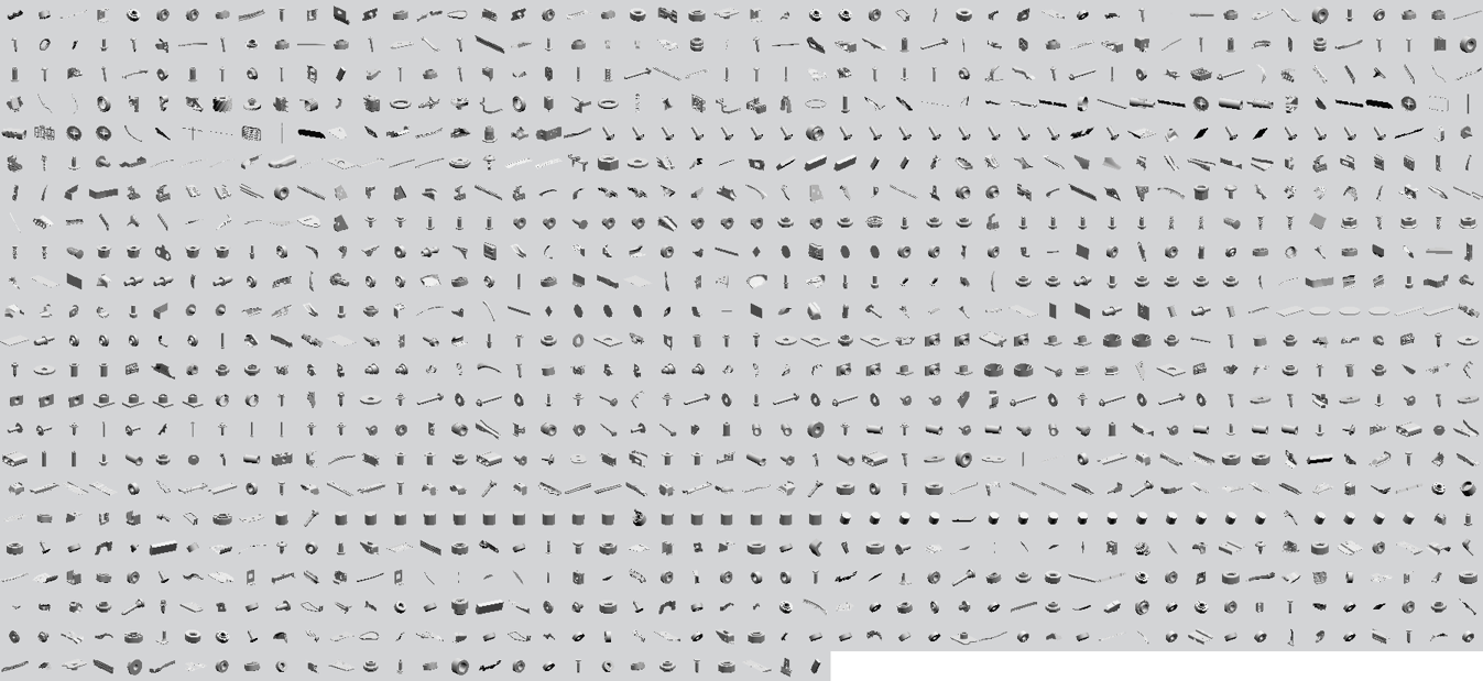 Erstellung einer Datenbank von Bauteilgeometrien
