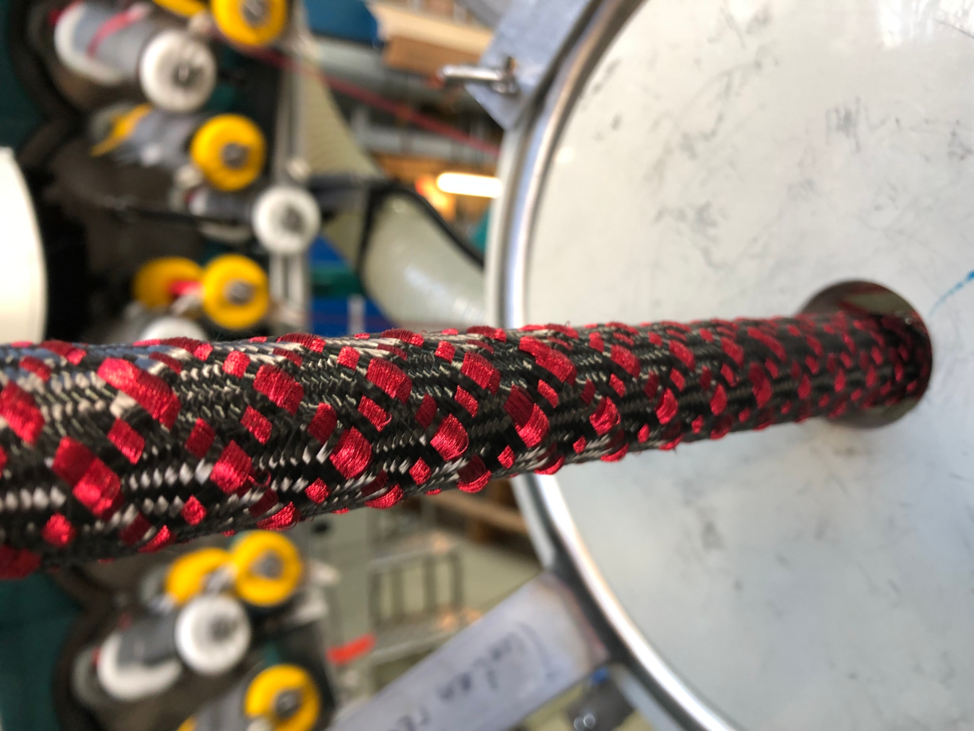 Flechtbauteil Carbonschmuck