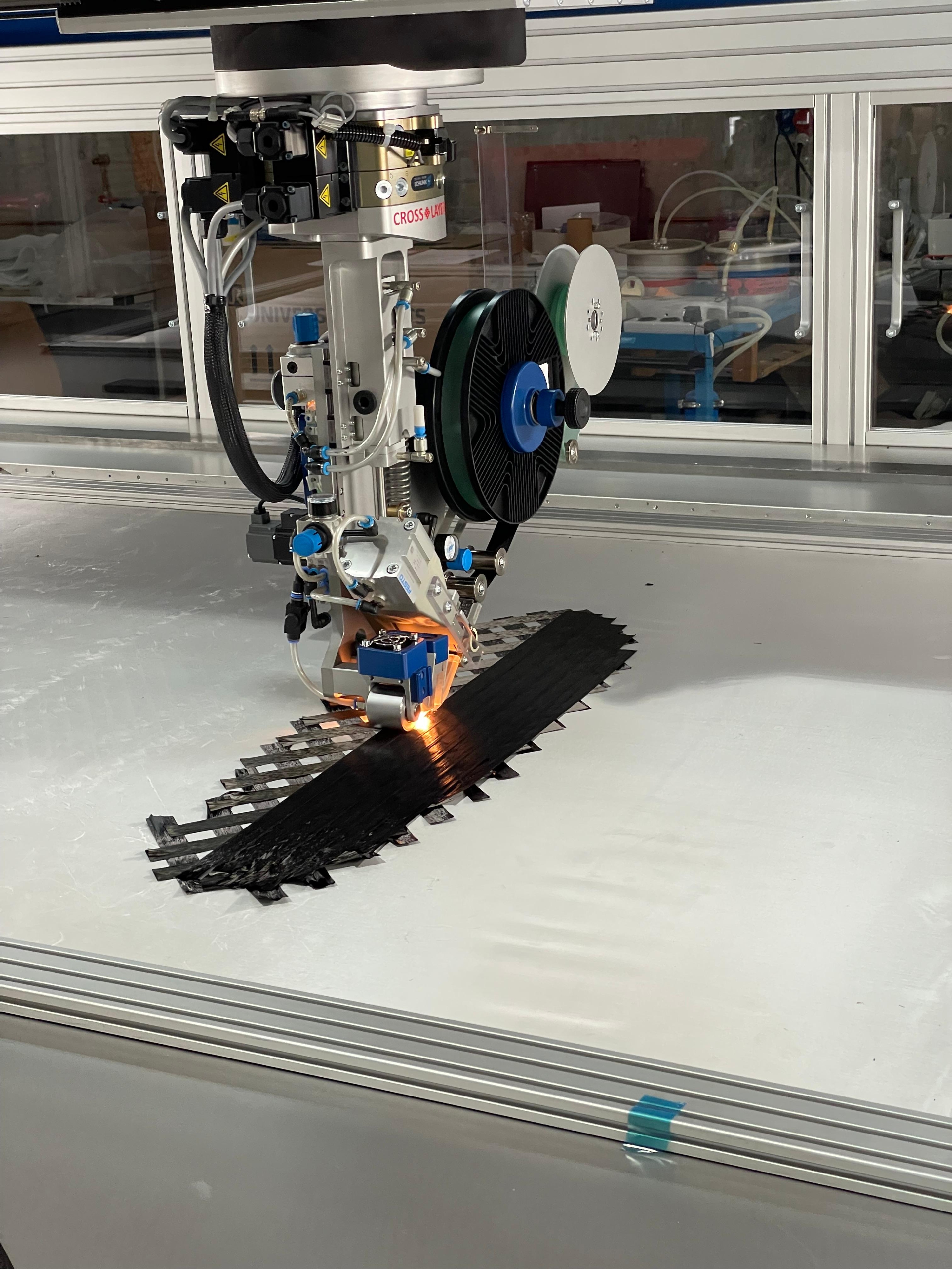 Crosslayer Dry Fiber Placement