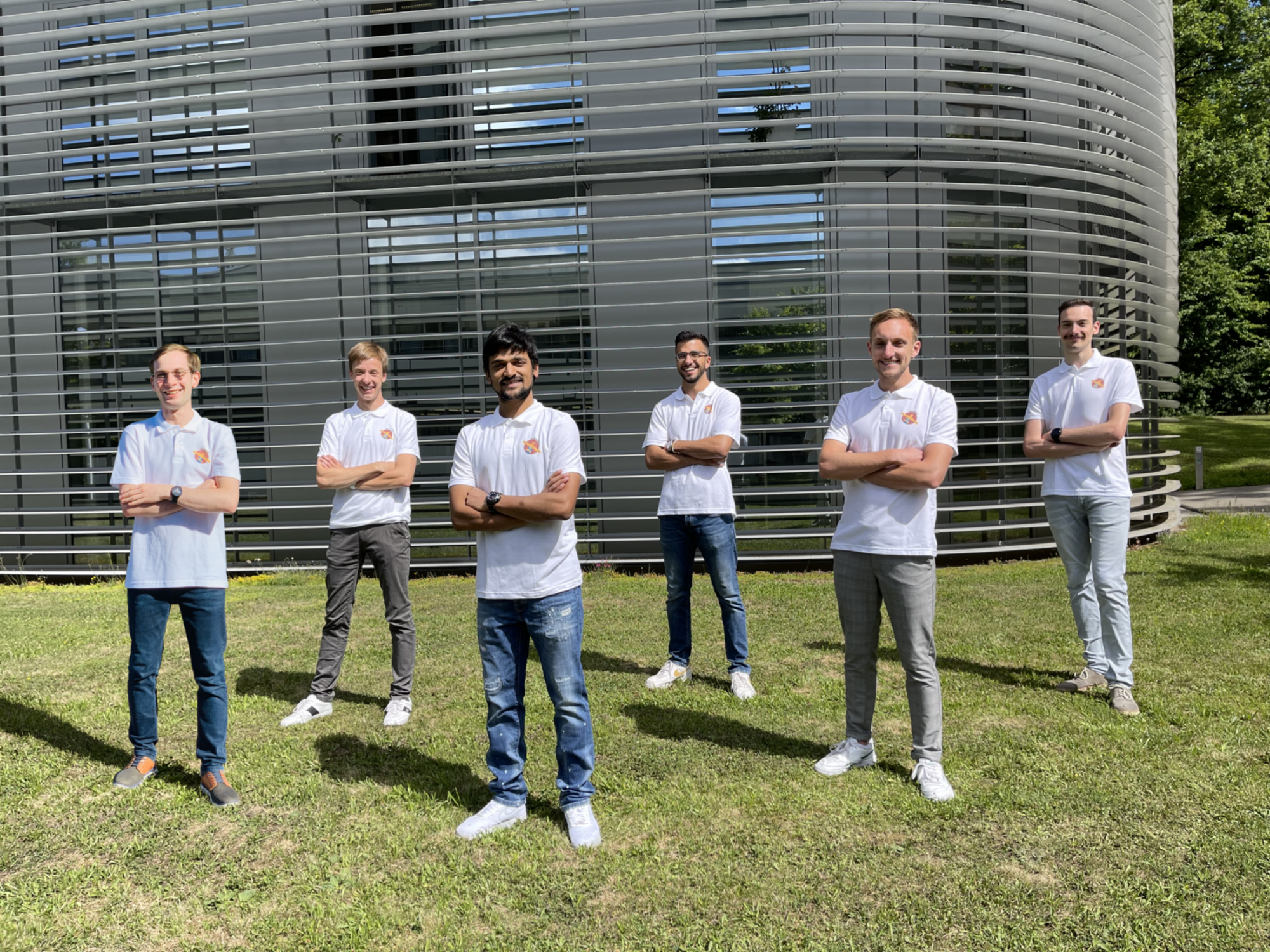 Team „Inferno“: Nicolas Mandry, Hannes Kahlo, Prishit Modi, Günay Can, Johannes Ritter, Benjamin Knoblauch (v. li.)